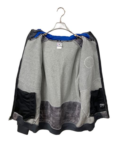 ZIP WAY（ジップウェイ）ZIP WAY (ジップウェイ) OFFICIAL NBA LICENSED コラボジップパーカー グレー ブラック サイズ:XLの古着・服飾アイテム