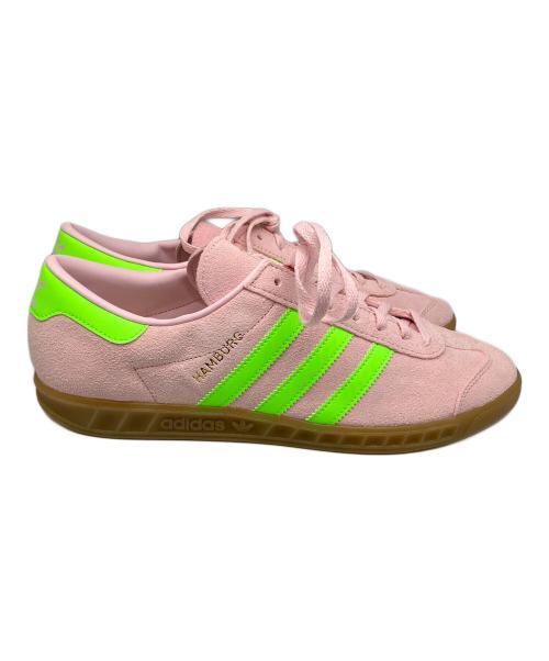 adidas Originals（アディダスオリジナル）adidas originals (アディダスオリジナル) ハンブルグ　ピンク×グリーン ピンク サイズ:28 未使用品の古着・服飾アイテム