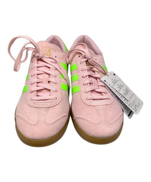 adidas Originals（アディダスオリジナル）adidas originals (アディダスオリジナル) ハンブルグ　ピンク×グリーン ピンク サイズ:28 未使用品の古着・服飾アイテム