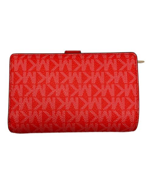 MICHAEL KORS（マイケル・コース）MICHAEL KORS (マイケル・コース) 2つ折り財布 レッドの古着・服飾アイテム