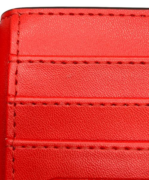 MICHAEL KORS（マイケル・コース）MICHAEL KORS (マイケル・コース) 2つ折り財布 レッドの古着・服飾アイテム