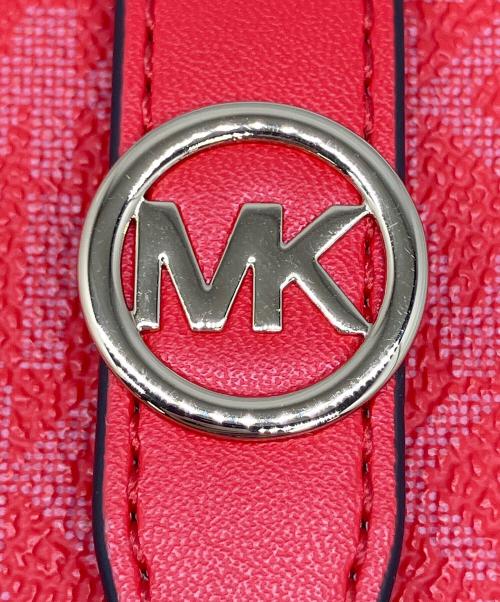 MICHAEL KORS（マイケル・コース）MICHAEL KORS (マイケル・コース) 2つ折り財布 レッドの古着・服飾アイテム