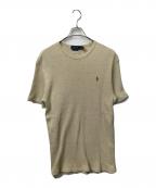 POLO RALPH LAURENポロ・ラルフローレン）の古着「半袖カットソー ベージュ」｜ベージュ