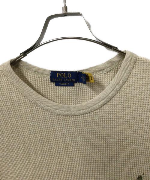 POLO RALPH LAUREN（ポロ・ラルフローレン）POLO RALPH LAUREN (ポロ・ラルフローレン) 半袖カットソー ベージュ ベージュ サイズ:Mの古着・服飾アイテム
