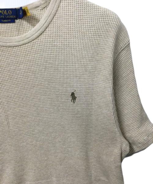 POLO RALPH LAUREN（ポロ・ラルフローレン）POLO RALPH LAUREN (ポロ・ラルフローレン) 半袖カットソー ベージュ ベージュ サイズ:Mの古着・服飾アイテム