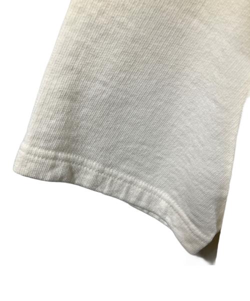 BARNS OUTFITTERS（バーンズアウトフィッターズ）BARNS OUTFITTERS (バーンズアウトフィッターズ) 半袖スウェット ホワイト ホワイト サイズ:Mの古着・服飾アイテム