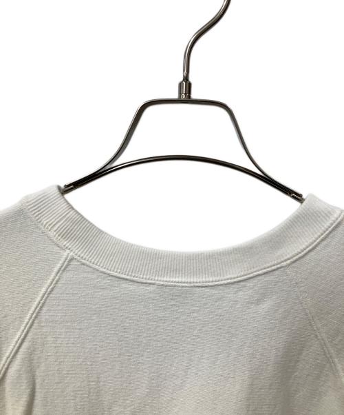 BARNS OUTFITTERS（バーンズアウトフィッターズ）BARNS OUTFITTERS (バーンズアウトフィッターズ) 半袖スウェット ホワイト ホワイト サイズ:Mの古着・服飾アイテム