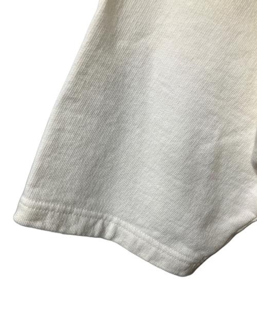 BARNS OUTFITTERS（バーンズアウトフィッターズ）BARNS OUTFITTERS (バーンズアウトフィッターズ) 半袖スウェット ホワイト ホワイト サイズ:Mの古着・服飾アイテム