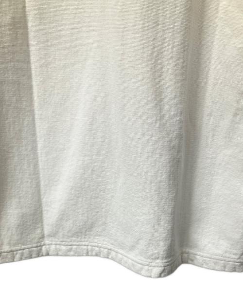 BARNS OUTFITTERS（バーンズアウトフィッターズ）BARNS OUTFITTERS (バーンズアウトフィッターズ) 半袖スウェット ホワイト ホワイト サイズ:Mの古着・服飾アイテム