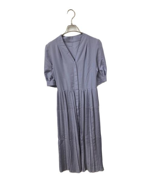 ROPE（ロペ）ROPE (ロペ) 半袖ワンピース ブルー ブルー サイズ:36の古着・服飾アイテム