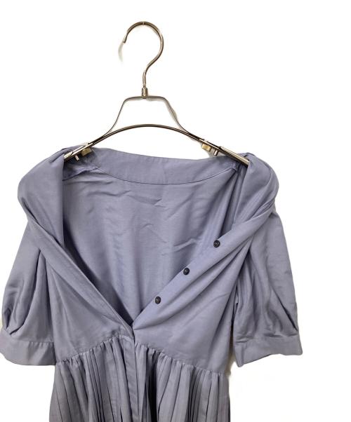 ROPE（ロペ）ROPE (ロペ) 半袖ワンピース ブルー ブルー サイズ:36の古着・服飾アイテム