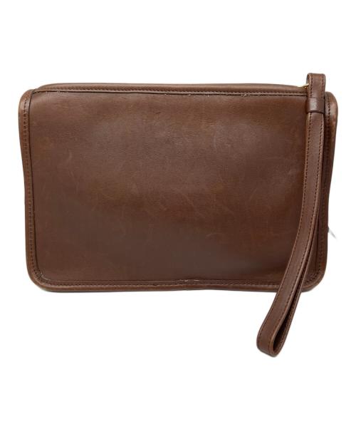COACH（コーチ）COACH (コーチ) クラッチバッグ ブラウンの古着・服飾アイテム