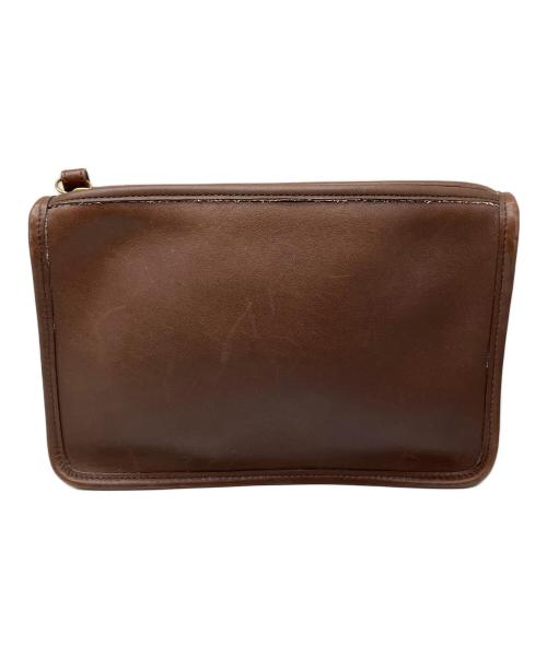 COACH（コーチ）COACH (コーチ) クラッチバッグ ブラウンの古着・服飾アイテム