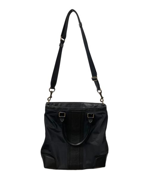 COACH（コーチ）COACH (コーチ) ナイロン2WAYトートバッグ ブラック ブラックの古着・服飾アイテム