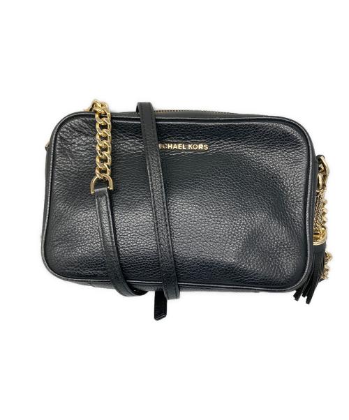 MICHAEL KORS（マイケル・コース）MICHAEL KORS (マイケル・コース) チェーンショルダーバッグ ブラックの古着・服飾アイテム