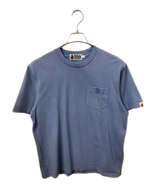 A BATHING APE（アベイシングエイプ）A BATHING APE (アベイシングエイプ) GARMENT DYE ONE POINT RELAXED FIT ブルー サイズ:Sの古着・服飾アイテム