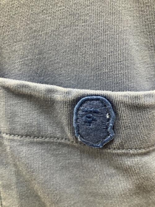 A BATHING APE（アベイシングエイプ）A BATHING APE (アベイシングエイプ) GARMENT DYE ONE POINT RELAXED FIT ブルー サイズ:Sの古着・服飾アイテム