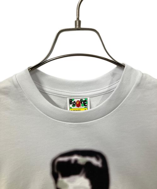 A BATHING APE（アベイシングエイプ）A BATHING APE (アベイシングエイプ) FRANKENSTEIN RELAXED FIT TEE ホワイト サイズ:Sの古着・服飾アイテム