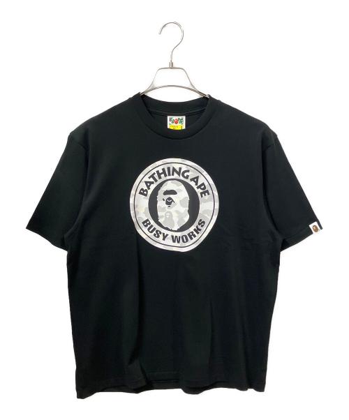 A BATHING APE（アベイシングエイプ）A BATHING APE (アベイシングエイプ) BUSY WORK TEE ブラック サイズ:Sの古着・服飾アイテム