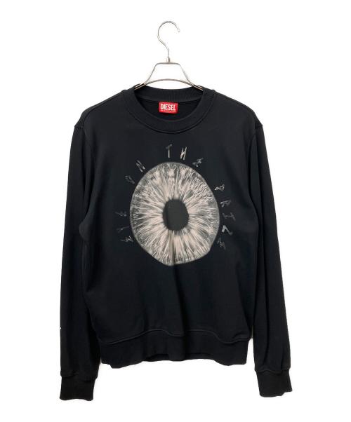 DIESEL（ディーゼル）DIESEL (ディーゼル) スウェット ブラック サイズ:Lの古着・服飾アイテム