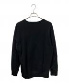 maison kitsuneメゾンキツネ）の古着「スウェット」｜ブラック