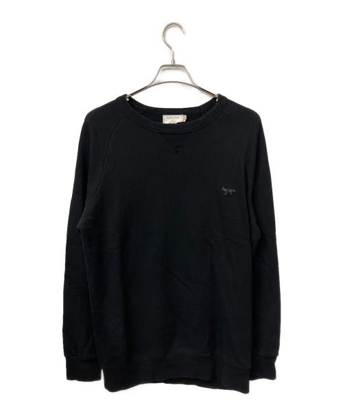 maison kitsune（メゾンキツネ）maison kitsune (メゾンキツネ) スウェット ブラック サイズ:Lの古着・服飾アイテム