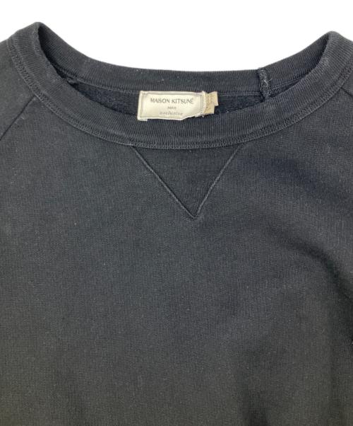 maison kitsune（メゾンキツネ）maison kitsune (メゾンキツネ) スウェット ブラック サイズ:Lの古着・服飾アイテム
