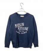 maison kitsuneメゾンキツネ）の古着「スウェット」｜ネイビー
