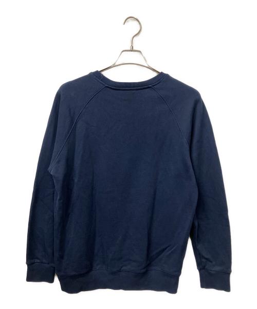 maison kitsune（メゾンキツネ）MAISON KITSUNE (メゾンキツネ) スウェット ネイビー サイズ:Lの古着・服飾アイテム