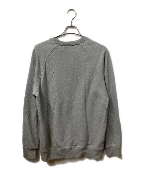 maison kitsune（メゾンキツネ）maison kitsune (メゾンキツネ) スウェット グレー サイズ:Lの古着・服飾アイテム