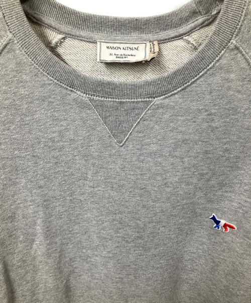 maison kitsune（メゾンキツネ）maison kitsune (メゾンキツネ) スウェット グレー サイズ:Lの古着・服飾アイテム