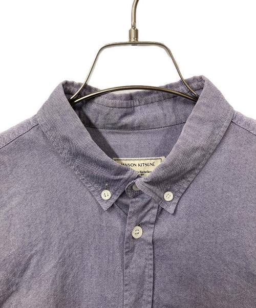maison kitsune（メゾンキツネ）maison kitsune (メゾンキツネ) 長袖シャツ ブルー サイズ:42の古着・服飾アイテム