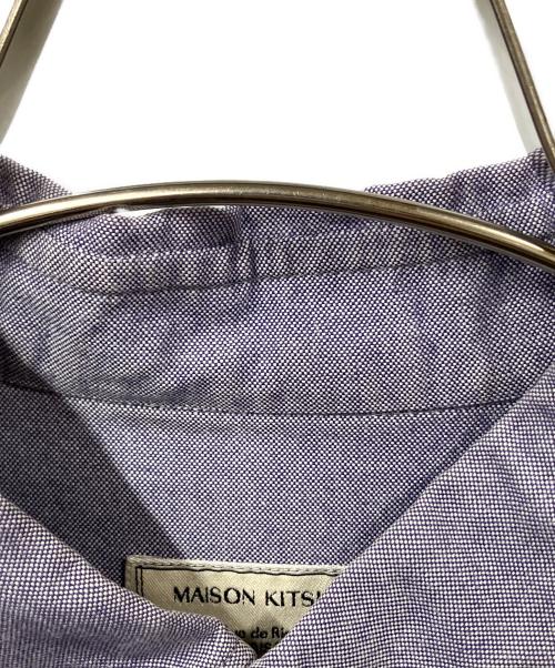 maison kitsune（メゾンキツネ）maison kitsune (メゾンキツネ) 長袖シャツ ブルー サイズ:42の古着・服飾アイテム