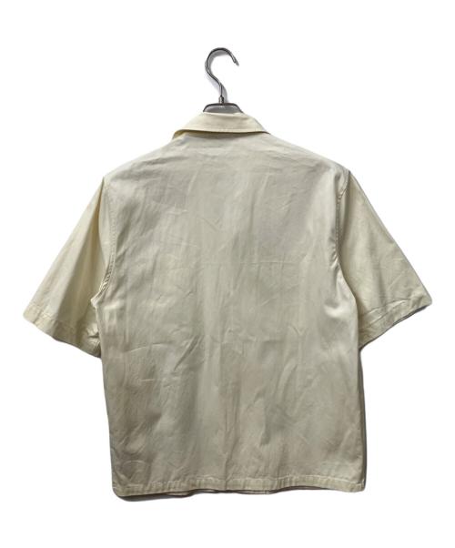 DIESEL（ディーゼル）DIESEL (ディーゼル) 半袖シャツ ベージュ×レッド サイズ:Ｍの古着・服飾アイテム