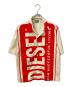 DIESEL（ディーゼル）の古着「半袖シャツ」｜ベージュ×レッド
