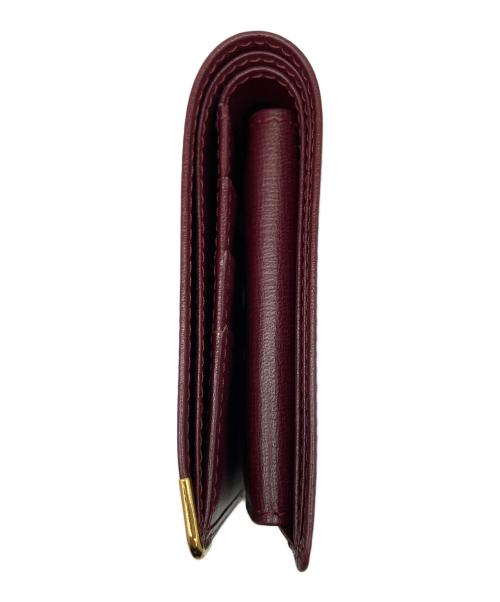 Cartier（カルティエ）Cartier (カルティエ) 2つ折り財布 ワインレッドの古着・服飾アイテム