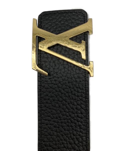LOUIS VUITTON（ルイ ヴィトン）LOUIS VUITTON (ルイ ヴィトン) サンチュールLVイニシアル ブラック サイズ:SIZE 95/38の古着・服飾アイテム