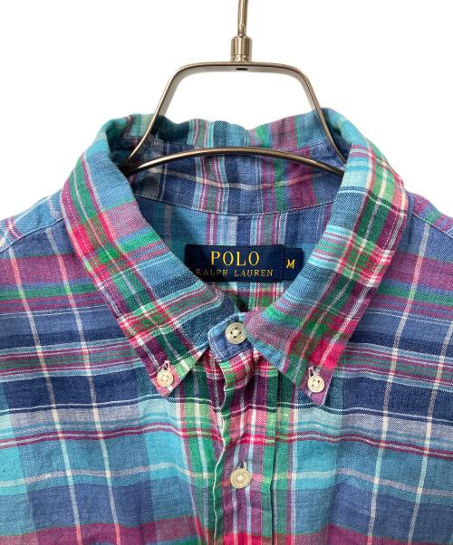 POLO RALPH LAUREN（ポロ・ラルフローレン）POLO RALPH LAUREN (ポロ・ラルフローレン) 長袖シャツ ブルー サイズ:Mの古着・服飾アイテム