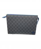 GUCCIグッチ）の古着「クラッチバッグ GGシュプリーム」｜ブルー
