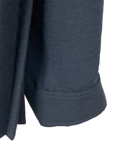 SHIPS（シップス）SHIPS (シップス) ストレッチ ジョーゼット プリーツ ブラウス ネイビー サイズ:Mの古着・服飾アイテム