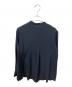 SHIPS (シップス) ストレッチ ジョーゼット プリーツ ブラウス ネイビー サイズ:M：4500円
