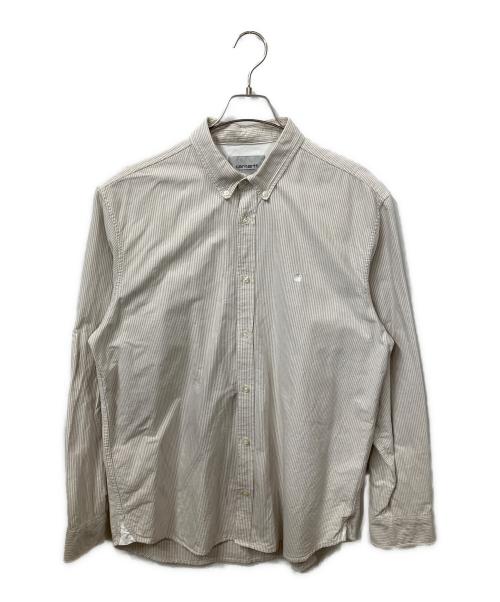 Carhartt WIP（カーハート ワーク イン プログレス）CARHARTT WIP (カーハート ワーク イン プログレス) 長袖シャツ ベージュ サイズ:XLの古着・服飾アイテム