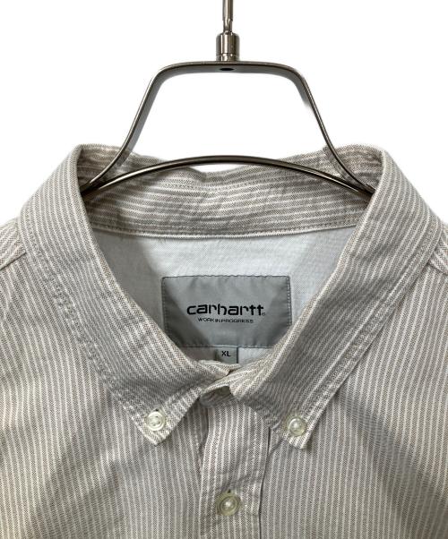 Carhartt WIP（カーハート ワーク イン プログレス）CARHARTT WIP (カーハート ワーク イン プログレス) 長袖シャツ ベージュ サイズ:XLの古着・服飾アイテム