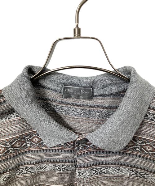 Christian Dior MONSIEUR（クリスチャンディオールムッシュ）Christian Dior MONSIEUR (クリスチャンディオールムッシュ) ポロシャツ グレー グレー サイズ:不明の古着・服飾アイテム