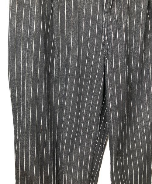 WETTEMPT（ウィテンプト）WETTEMPT (ウィテンプト) ワイドタックパンツ  ブラック サイズ:Mの古着・服飾アイテム