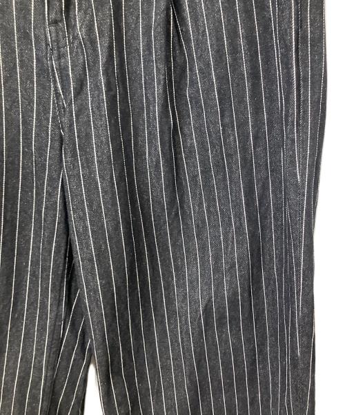 WETTEMPT（ウィテンプト）WETTEMPT (ウィテンプト) ワイドタックパンツ  ブラック サイズ:Mの古着・服飾アイテム