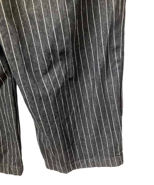 WETTEMPT（ウィテンプト）WETTEMPT (ウィテンプト) ワイドタックパンツ  ブラック サイズ:Mの古着・服飾アイテム