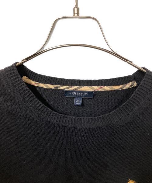 BURBERRY LONDON（バーバリーロンドン）BURBERRY LONDON (バーバリーロンドン) 長袖カットソー ブラック サイズ:Ｍの古着・服飾アイテム