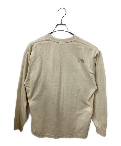 THE NORTH FACE（ザ ノース フェイス）THE NORTH FACE (ザ ノース フェイス) ロングスリーブオーガニックキャンプティー ベージュ サイズ:Lの古着・服飾アイテム