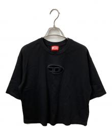 DIESEL（ディーゼル）の古着「ロゴ半袖カットソー　ブラック」｜ブラック